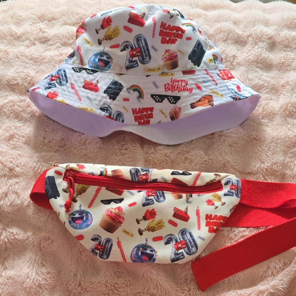 Vidcon 2025 EXCLUSIVE Happy Birthday Hat and Bag Set - Multicolor